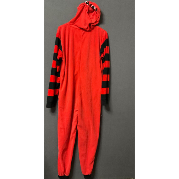 Tarae by Rue 21 Geek Hooded Fleece One piece Medium Lounge Pajamas Unisex - Picture 8 of 8